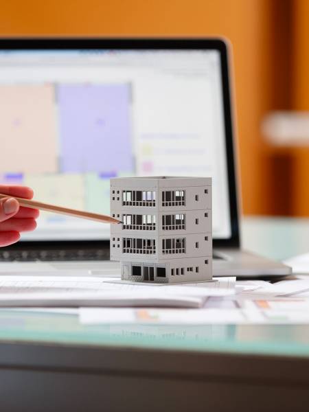 Modele 3d immeuble modélisation